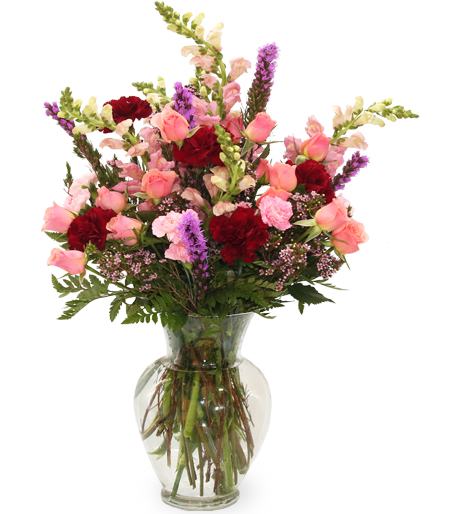 Gathered With Love Flower Arrangement