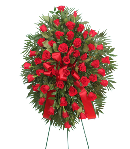 Bountiful Red Rose Spray