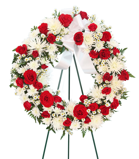 Bold and Beautiful Funeral Wreath