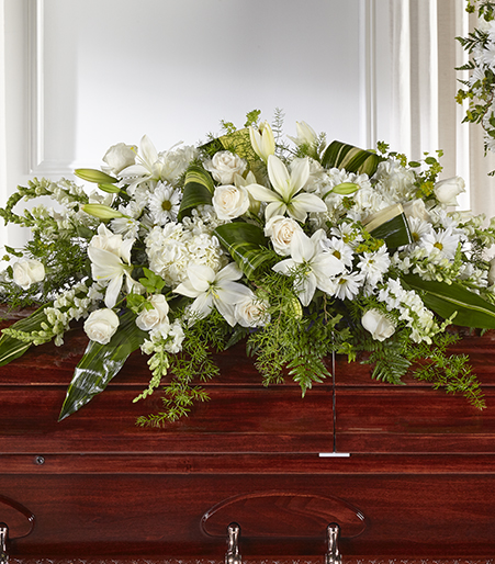 Abundance Casket Spray by Fasan Florist