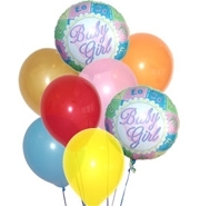 Baby Girl Balloon Bouquet